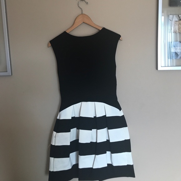 ANTHRO Eva Franco Hollie black & white dress - Picture 10 of 11